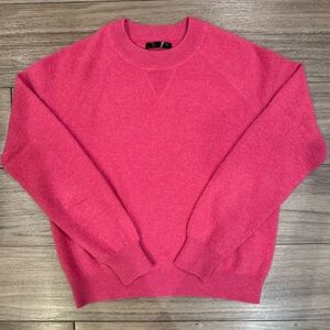 Last Brand Quince Cashmere Crewneck Pink Sweater Size XS